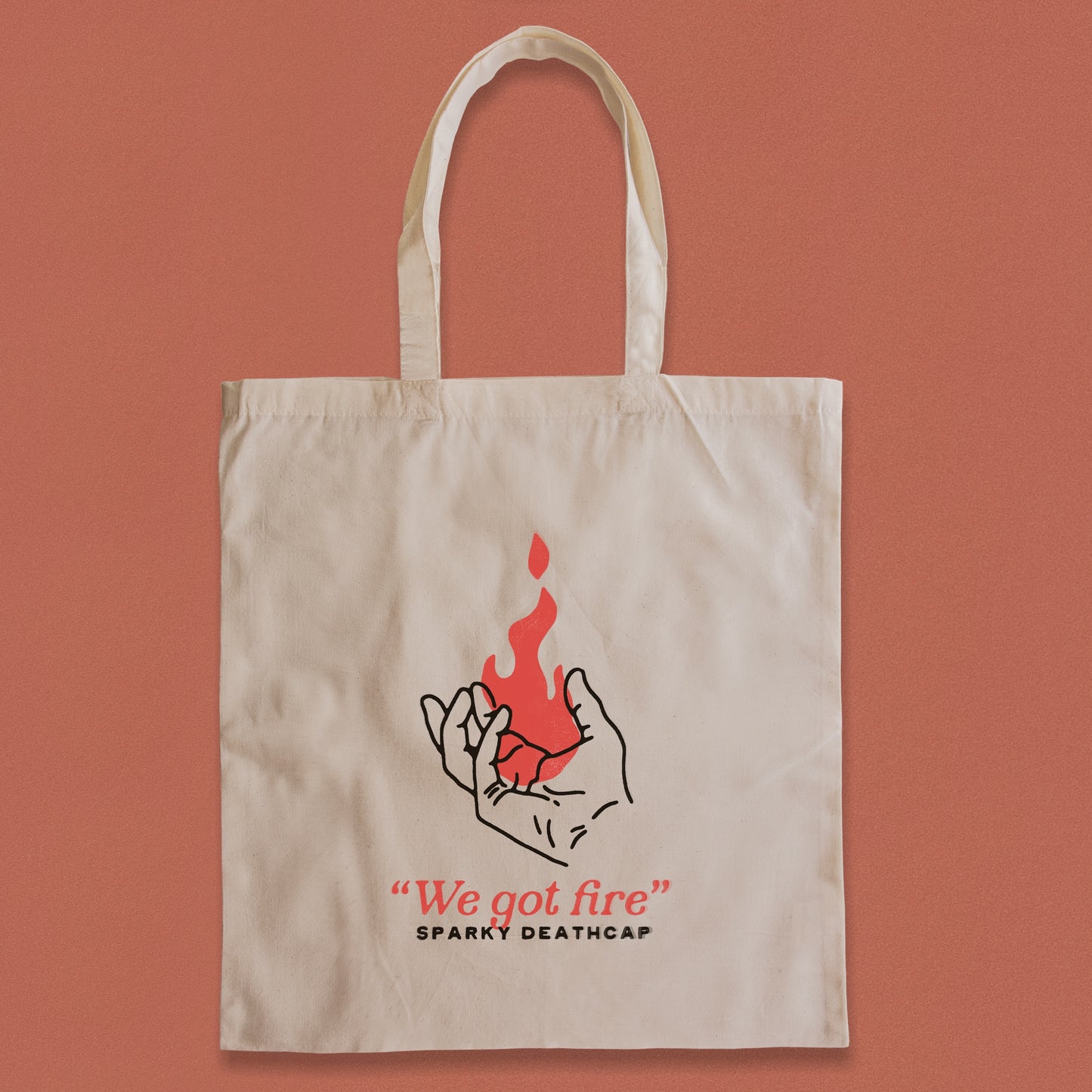 We Got Fire | Sparky Deathcap Tote Bag