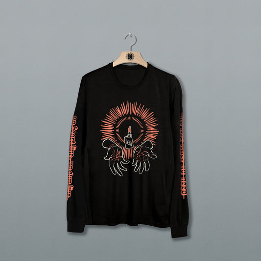 Old Zippo Lighter | Long Sleeve Shirt Black