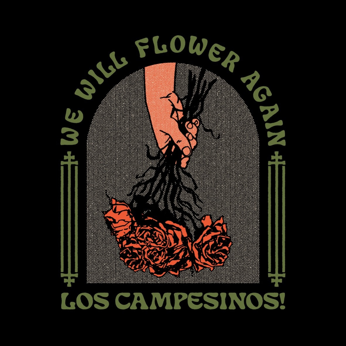 We Will Flower Again (Black) | T-Shirt