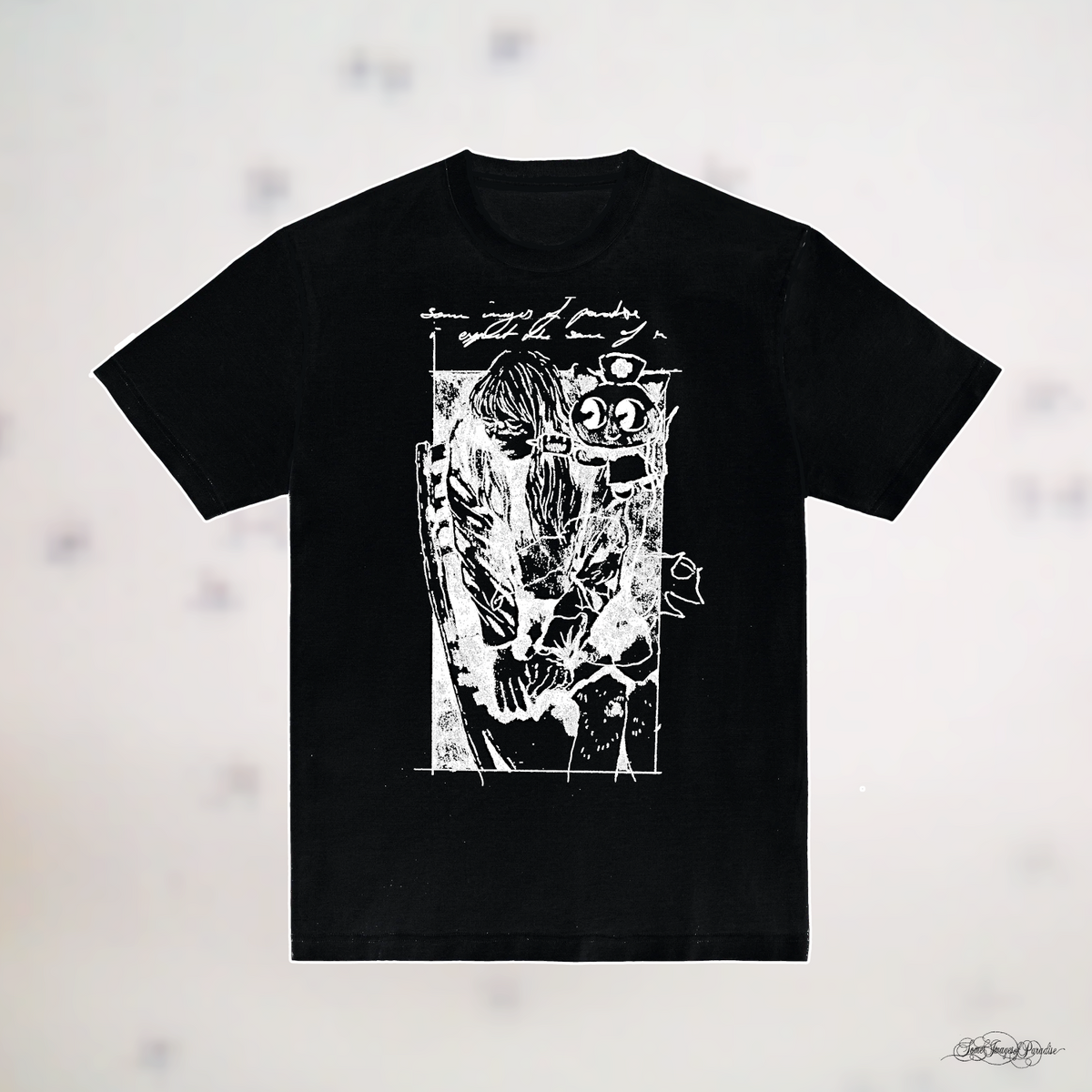 some images of paradise | Black T-Shirt