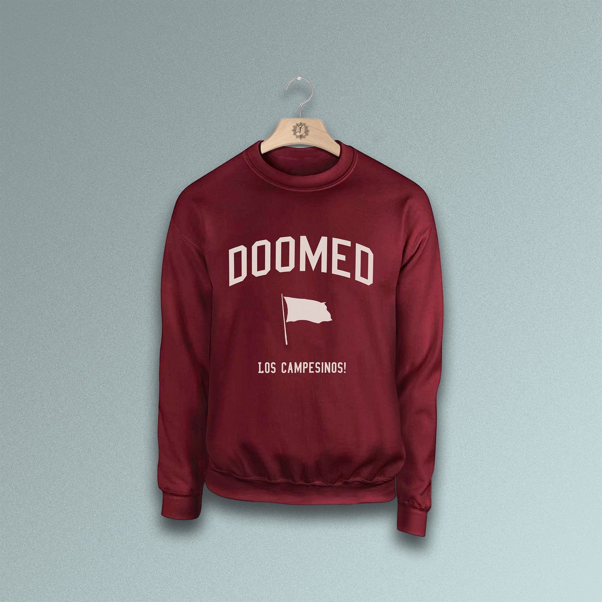 Doomed Maroon Sweatshirt Los Campesinos! Official Store