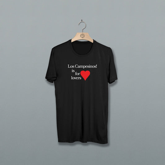 Los Campesinos! Is For Lovers black T-shirt | Los Campesinos! Official Store